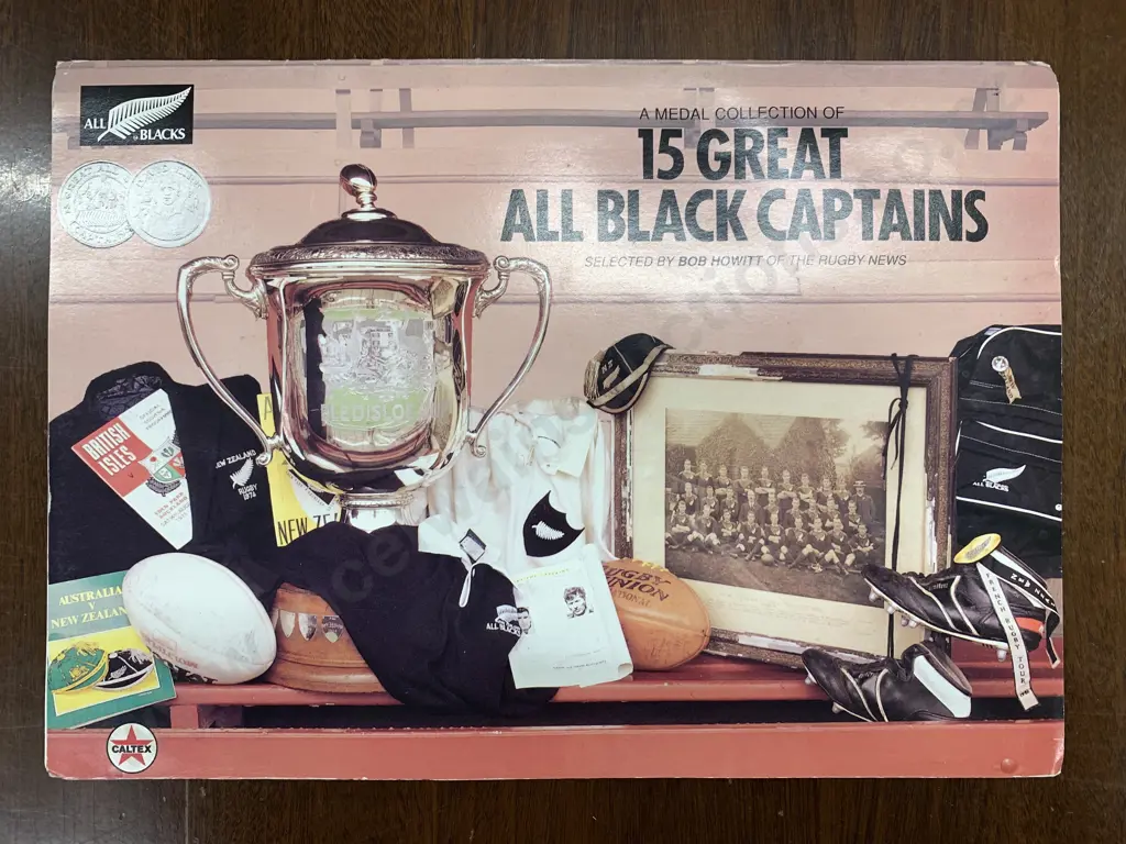 Vintage 1991 15 Great Captains Medal Collection Complete In Album Image 1++