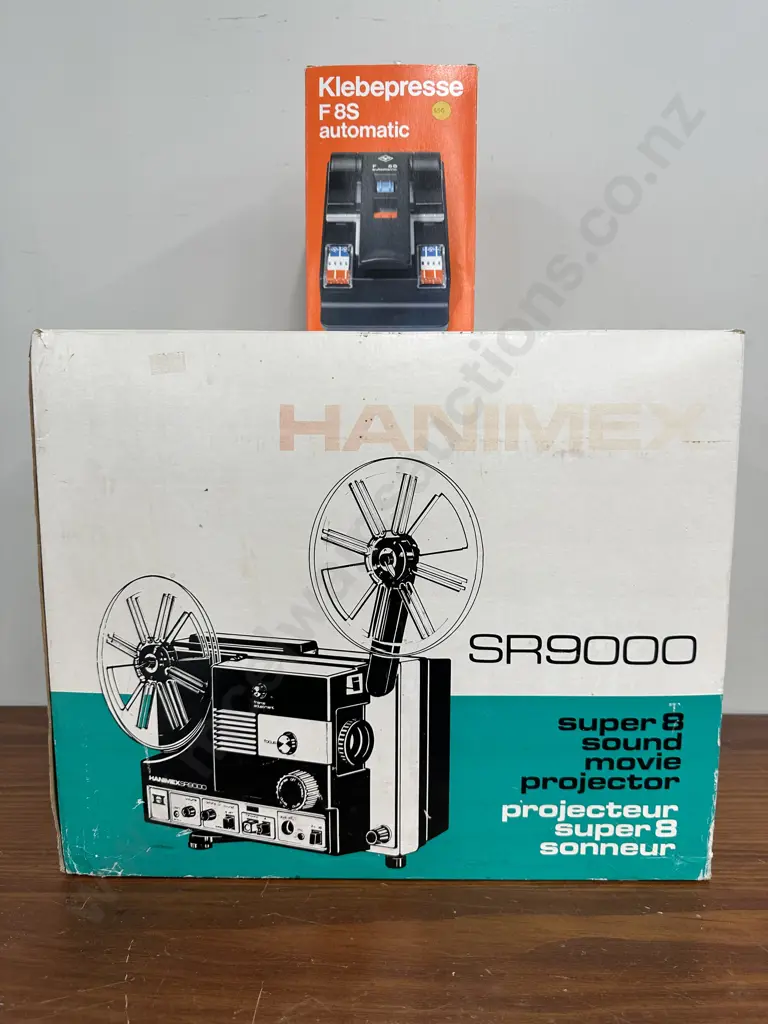 Hanimex SR9000 Super 8 Sound Movie Projector & Agfa Film Splicer Image 1++