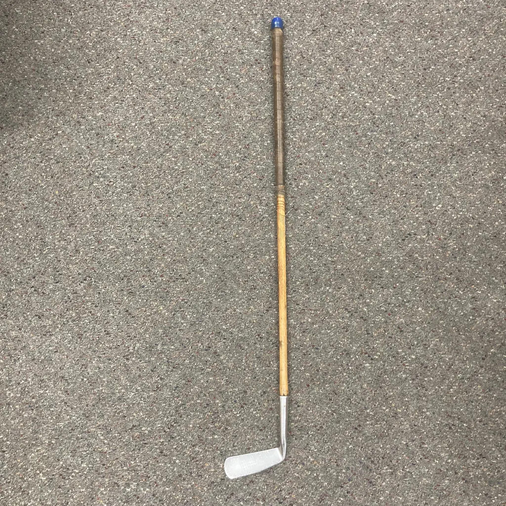 Antique "Mypal" Putter Stamped Fife Golf Coy Kinghorn, Warranted, Forged, Made in Scotland Hickory Shaft & Leather Grip Image 1++