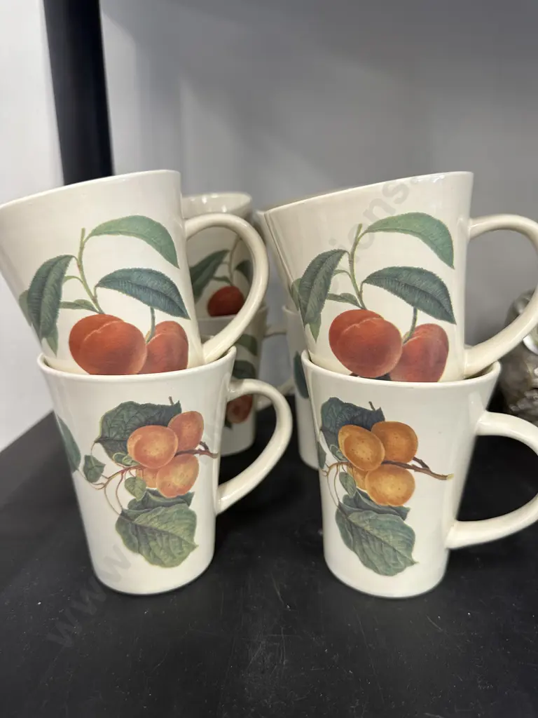 Set of 8 Fruit Coffee Cups Image 1++