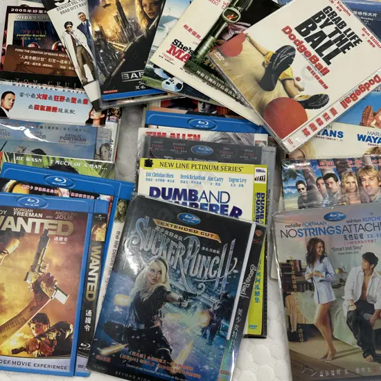 Selection of DVDs In Soft Covers