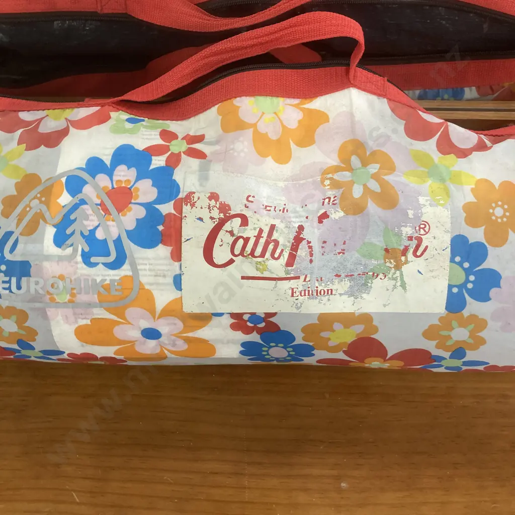 Cath Kidston Eurohike Limited Edition Tent, Floral Pattern, High Tensile Steel Pegs, 2 / 3 Person Image 1++