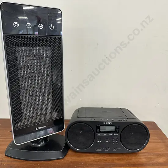 Dimplex Heater, Model GDHLEK20 & Sony Zs-PS50 Personal Audio System