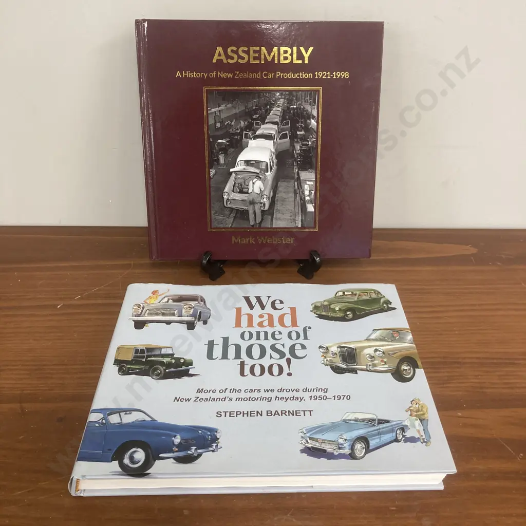 Pair of Books - We Had One Of Those Too! and Assembly History Of NZ Car Production 1921-1998 Image 1++