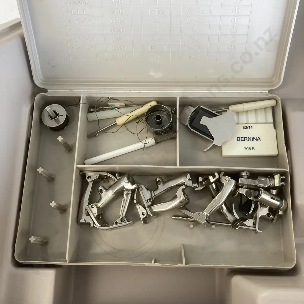 Bernina Matic 801 Electronic Sewing Machine In Carry Case, Extension Table, Bobbin, Feet Etc (Next Service Oct 2023) Image 1++
