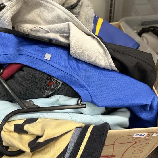 Lot of Assorted Clothing, Sports Etc