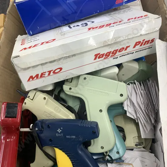 Selection Of Tagging Guns, Cards And Tagging Pins