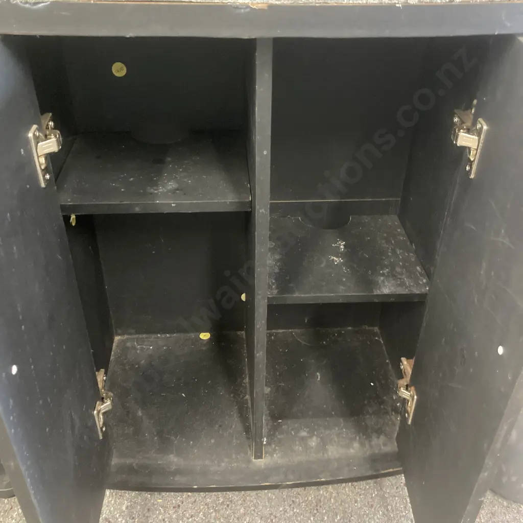 EcoStyle 61 Fish Tank On 2 Door Stand. LED Lights, H118 W60.5 D35cm (As Found) Image 1++