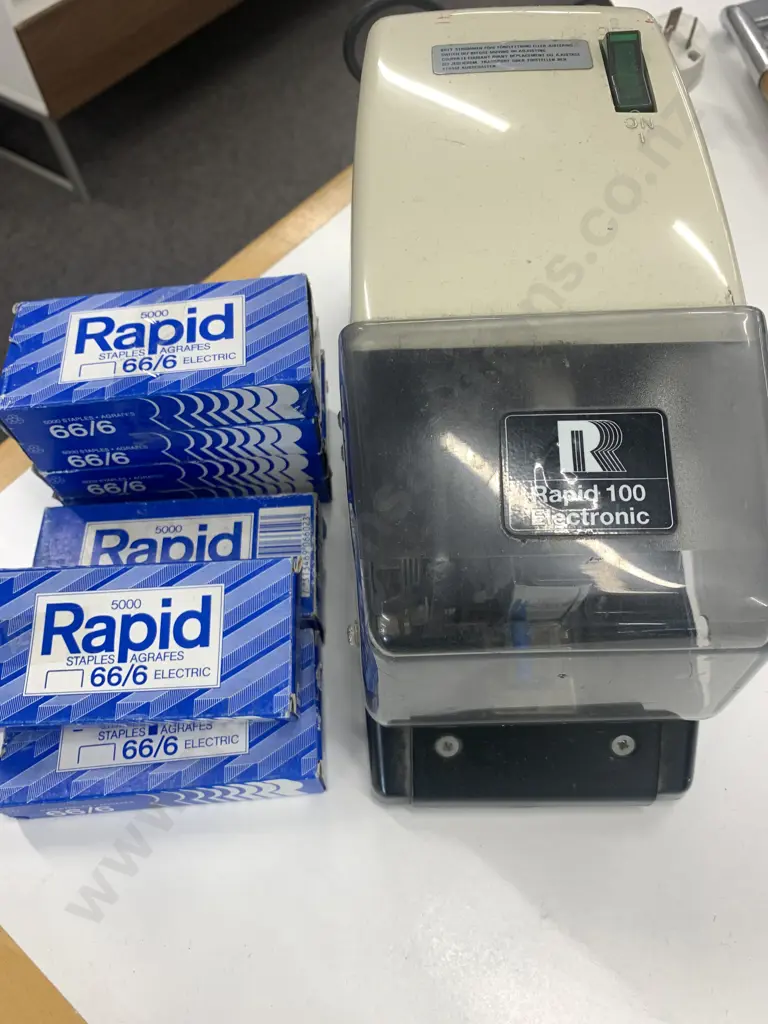 Rapid Electronic Stapler & Staples Image 1++