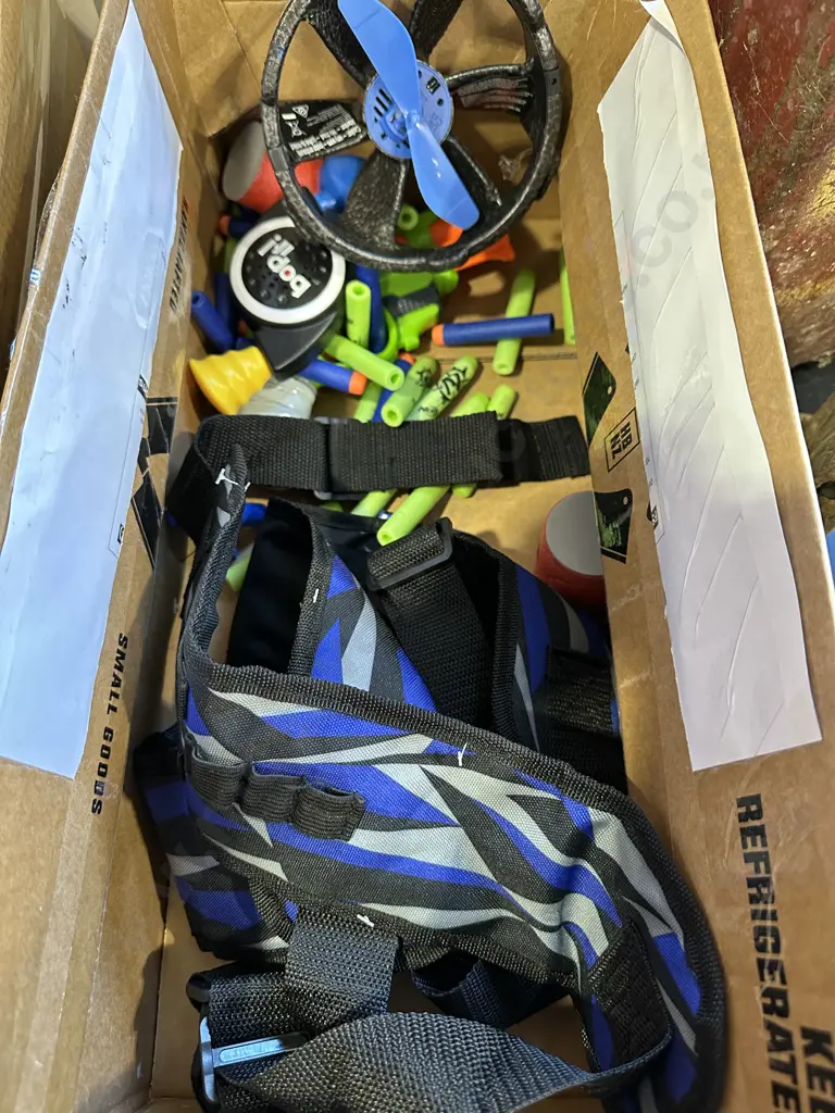 Nerf Pistol With Assorted Bullets, Target Etc Image 1++