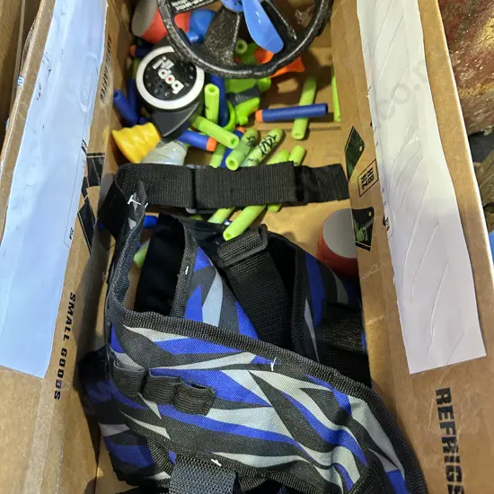 Nerf Pistol With Assorted Bullets, Target Etc