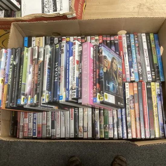 Box Lot of DVDs