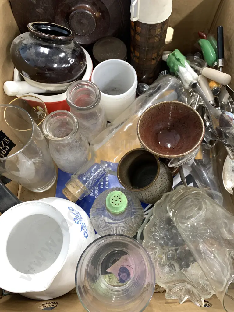 Retro Salad Servers, Glass Ware Etc Image 1++