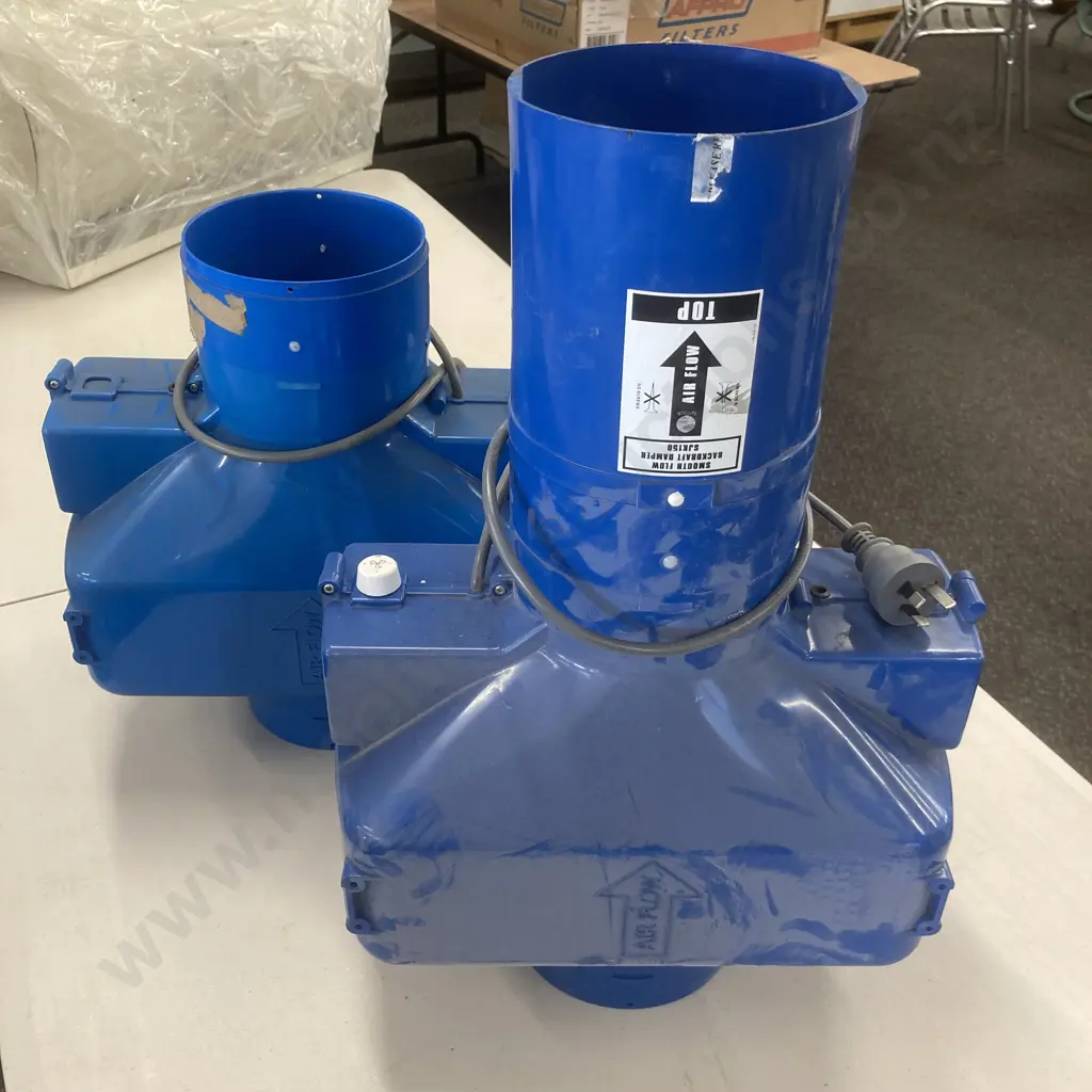 Pair of FanTech JetStream Centrifugal Duct Mounted Fans, Model JCE1523SJK, 3 Speed Image 1++