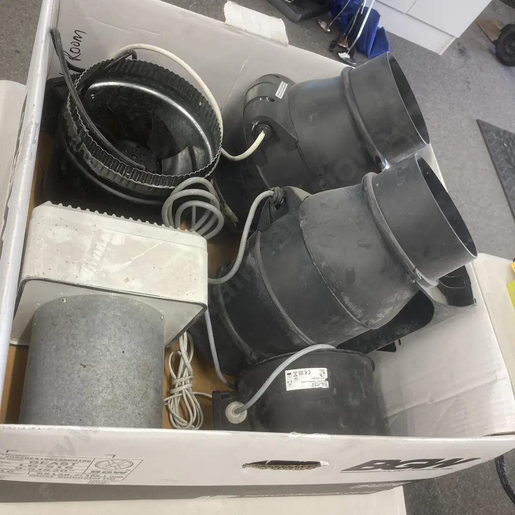 Box Lot Assorted Fans Image 1++