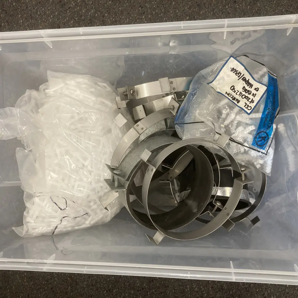 Box Lot Plastic Strapping Buckles, Etc Image 1++
