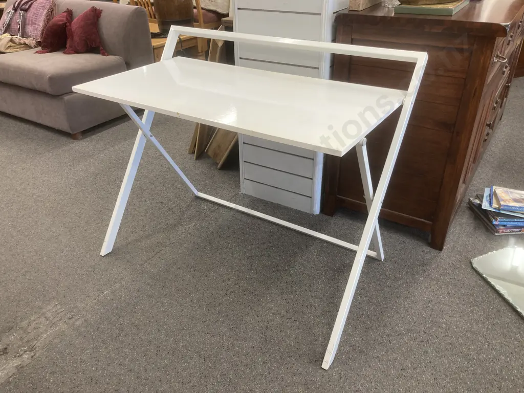 Inspire Folding Desk White Image 1++