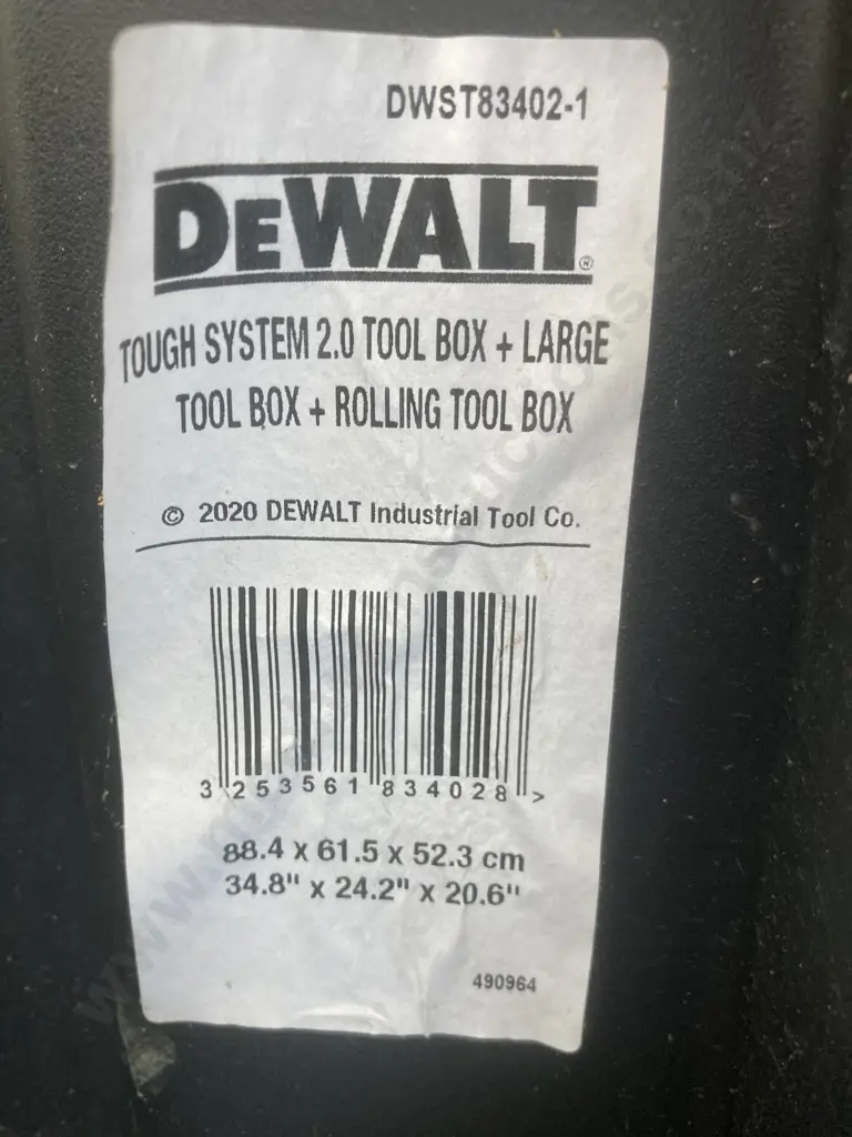 DeWalt Tough System 2.0 Rolling Toolbox Image 1++