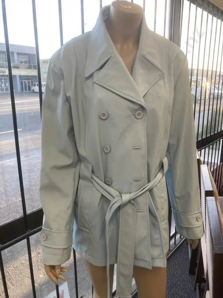 Marco Collection Ladies Size L Blue Jacket With Assorted Handbags Image 1++
