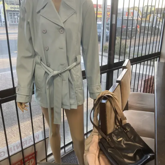 Marco Collection Ladies Size L Blue Jacket With Assorted Handbags