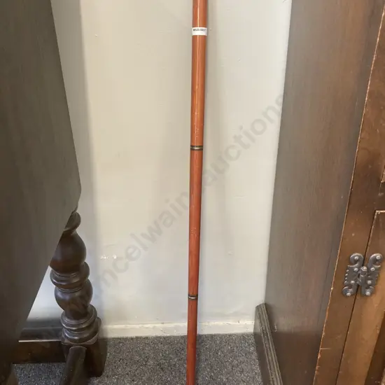 Walking Stick, Brass Head, Three Piece, 89cm