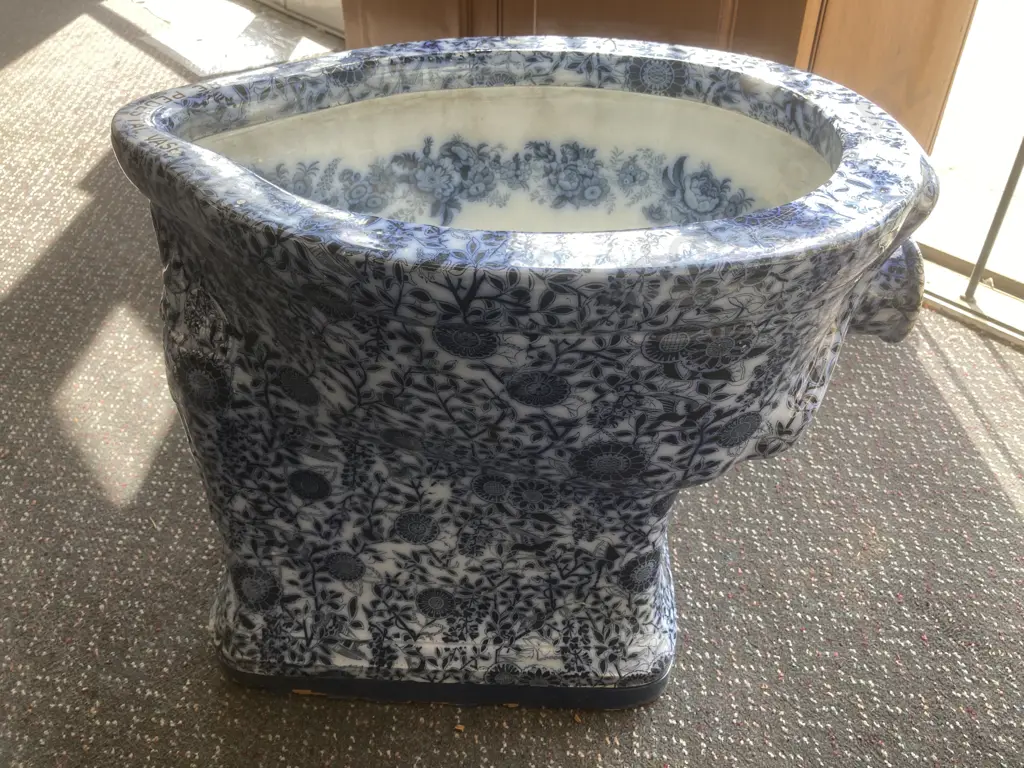 Antique Victorian Toilet G. Jennings High Level WC Bowl Wash Down Closet QP314 R Image 1++