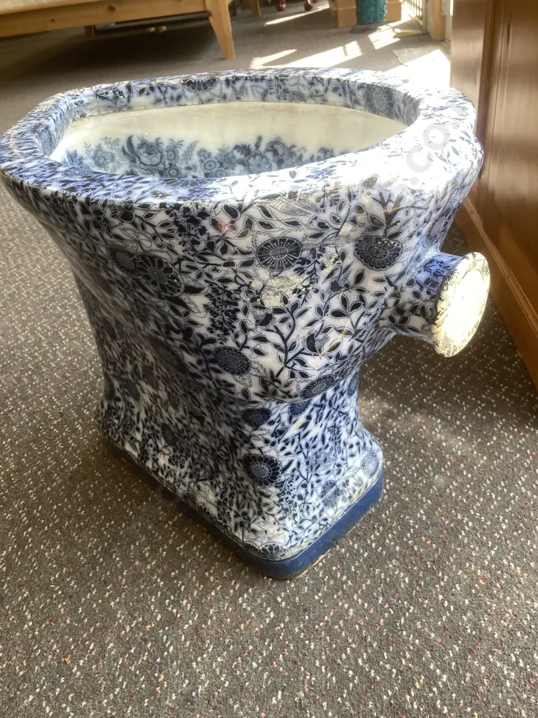 Antique Victorian Toilet G. Jennings High Level WC Bowl Wash Down Closet QP314 R Image 1++