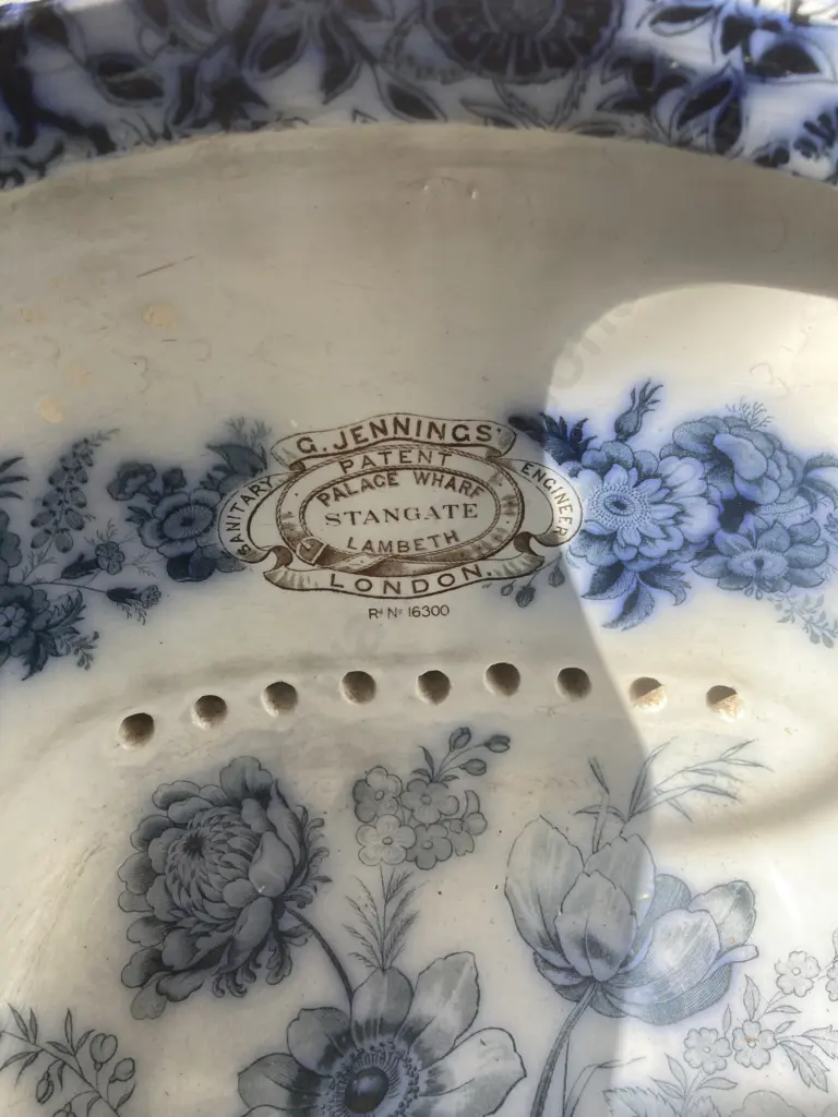 Antique Victorian Toilet G. Jennings High Level WC Bowl Wash Down Closet QP314 R Image 1++