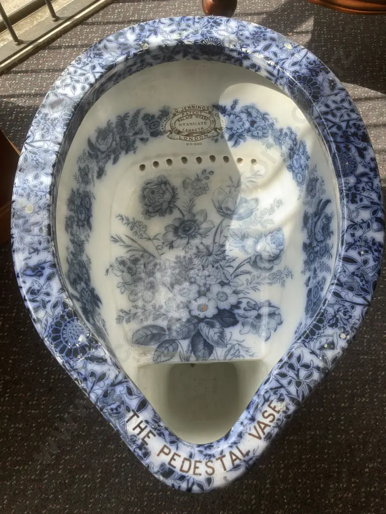 Antique Victorian Toilet G. Jennings High Level WC Bowl Wash Down Closet QP314 R Image 1++