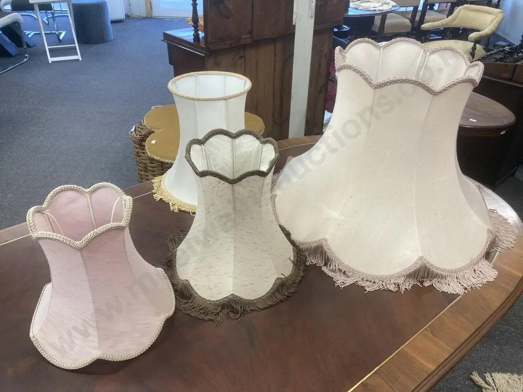 Selection of Four Vintage Light Shades In Good Condition Image 1++