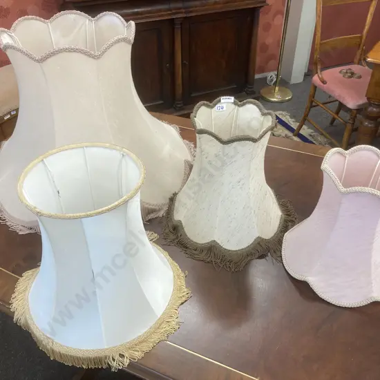 Selection of Four Vintage Light Shades In Good Condition