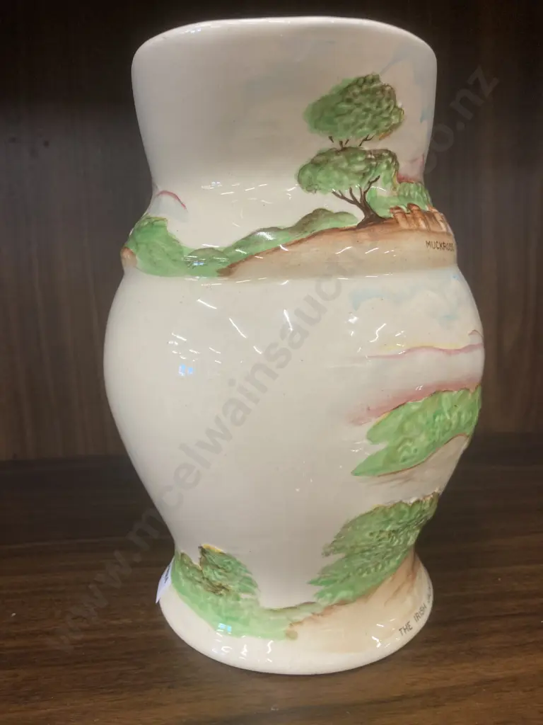 Crown Devon Fieldings Vintage Killarney 'The Irish Jaunting Car' Musical Jug, H20cm Image 1++
