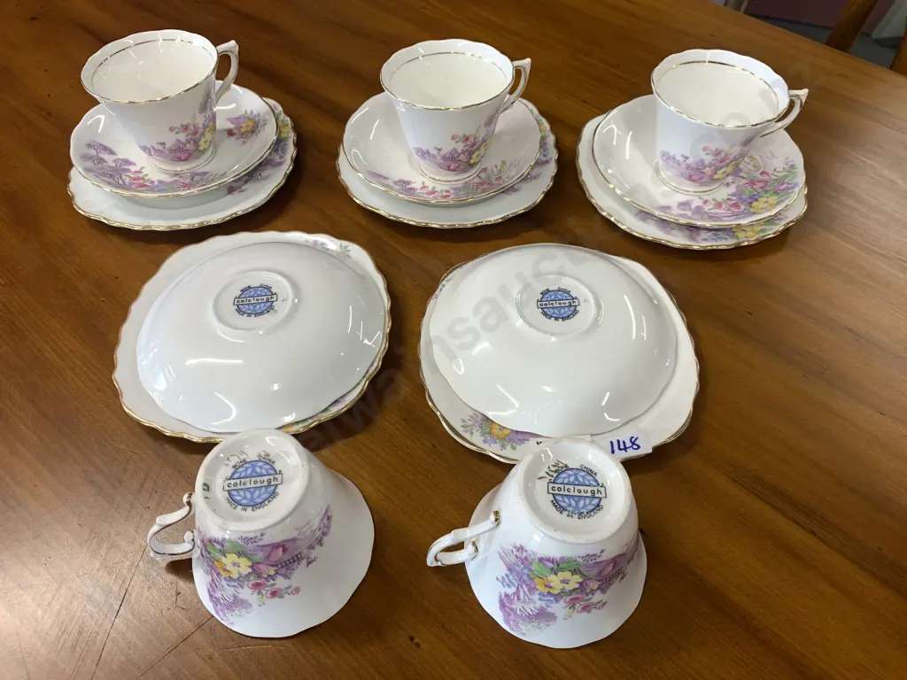 Set of Five Colclough Trios Image 1++