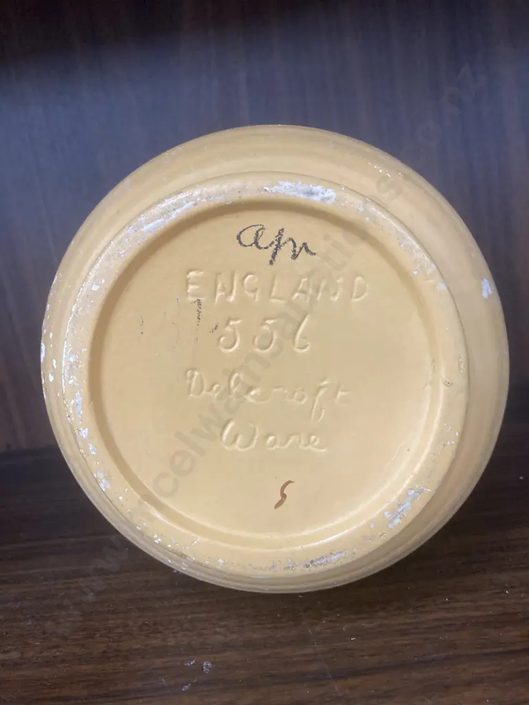 Vintage Delcroft Ware Pottery Jug, 556 Inscribed On Base, H20cm Image 1++