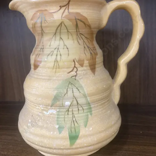 Vintage Delcroft Ware Pottery Jug, 556 Inscribed On Base, H20cm