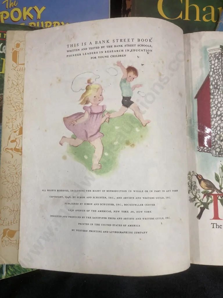 Selection of Books Including Six A Little Golden Books, The New House in the Forest 1946 Bank Street Book Image 1++