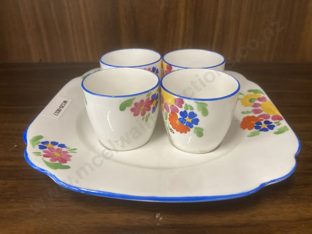 Vintage Royal Albert Egg Cup Set On Tray (one cup af) Image 1++