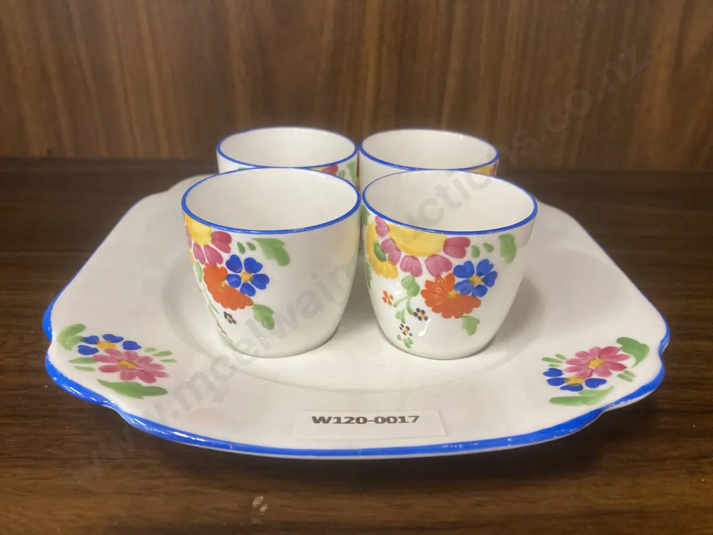 Vintage Royal Albert Egg Cup Set On Tray (one cup af) Image 1++