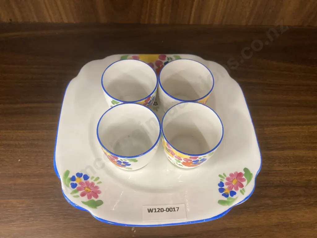 Vintage Royal Albert Egg Cup Set On Tray (one cup af) Image 1++