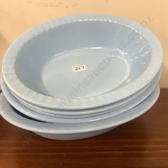 T G Green Blue Ovenware