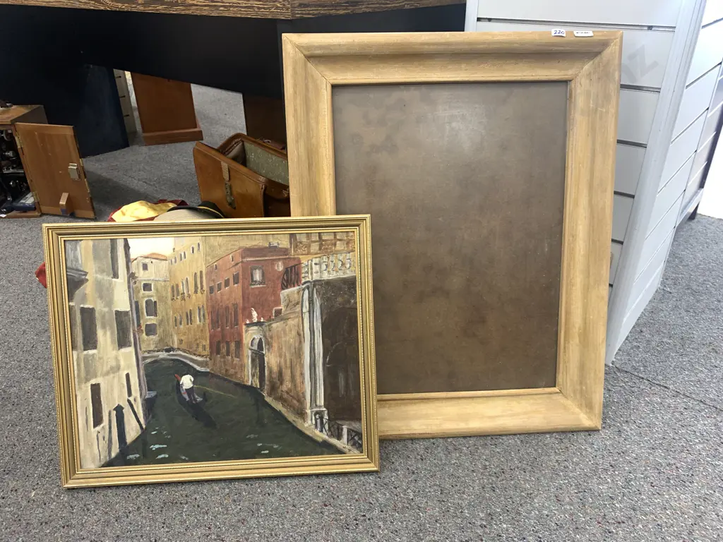 Oil Painting in Gilt Frame, Venus M '87, 46 x 55cm With Oak Frame 73 x 73cm Image 1++