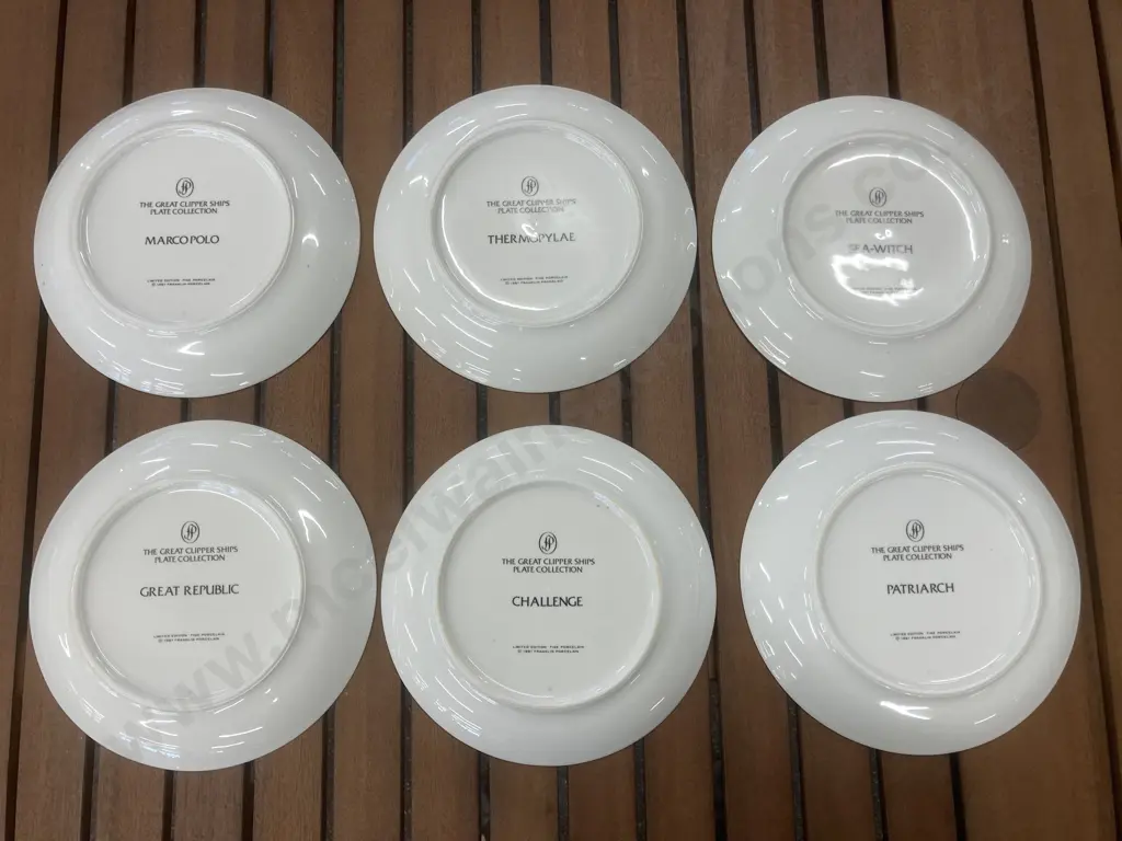 Selection of Six The Great Republic Collectors Plates Image 1++