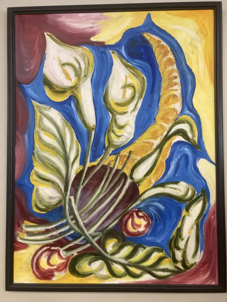 Original Artwork By Warren Stace Aug '98 Titled 'Harvest Of Lilies' Image 1++