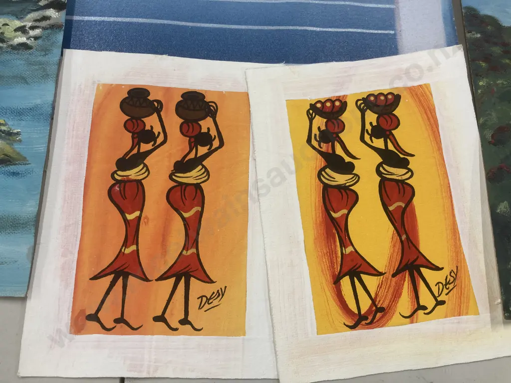 Selection of Seven Original Artworks Image 1++