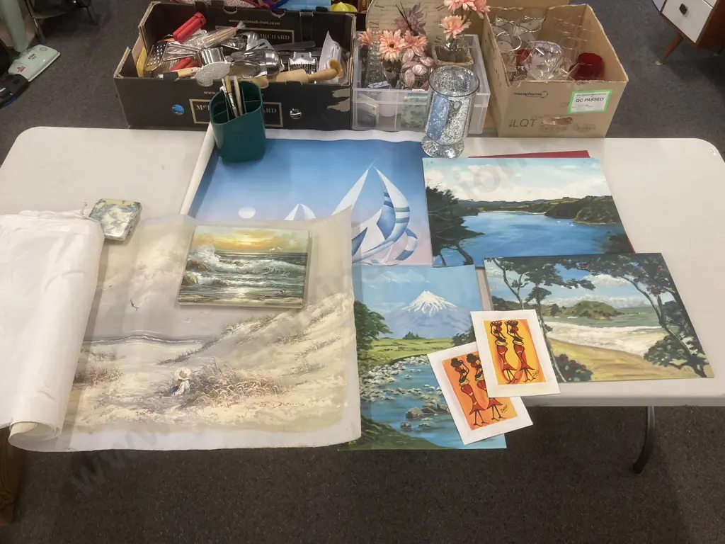 Selection of Seven Original Artworks Image 1++