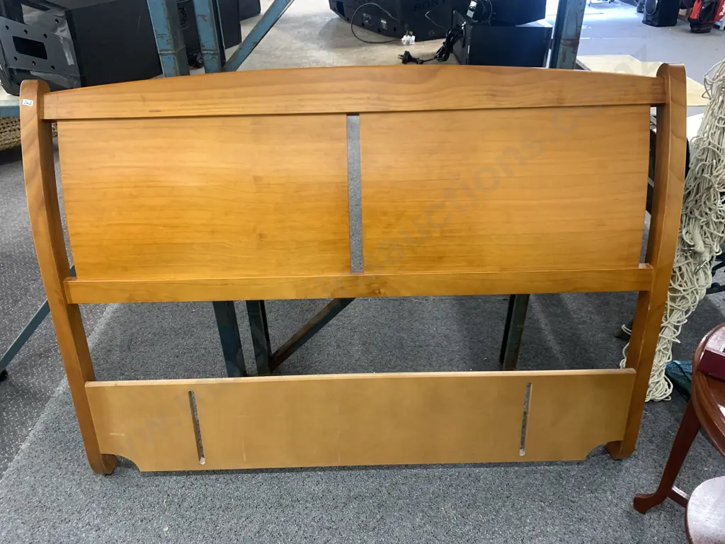 Solid Pine Queen Size Headboard Image 1++