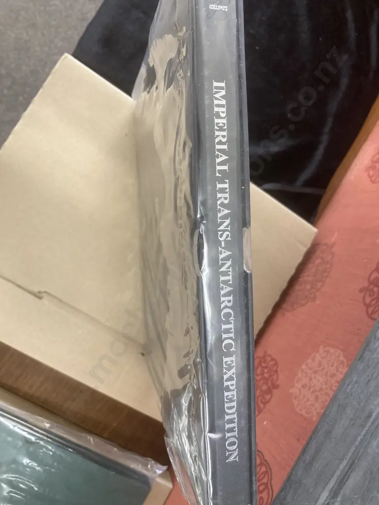 NZ Post Limited Edition Boxed "Imperial Trans-Antarctic Expedition" Stamp Fold-Out Display (Unopened) Image 1++