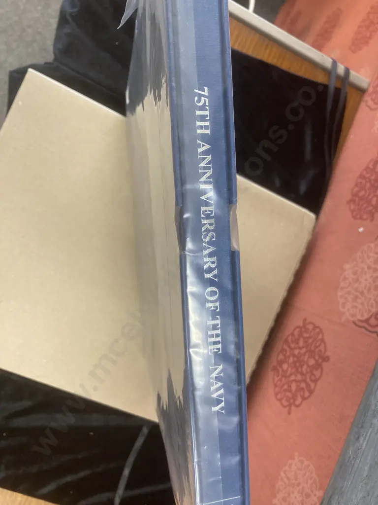 NZ Post Limited Edition Boxed "75th Anniversary Of The Navy" Stamp Fold-Out Display (Unopened) Image 1++
