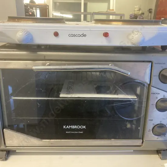 Kambrook Multi Function 25L Mini Oven & Cascade Double Solid Hotplate