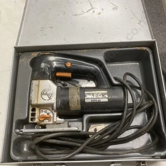 AEG BSPE 60 Jigsaw, 500W, 60mm, Steel Carry Case, (Has a UK Plug)